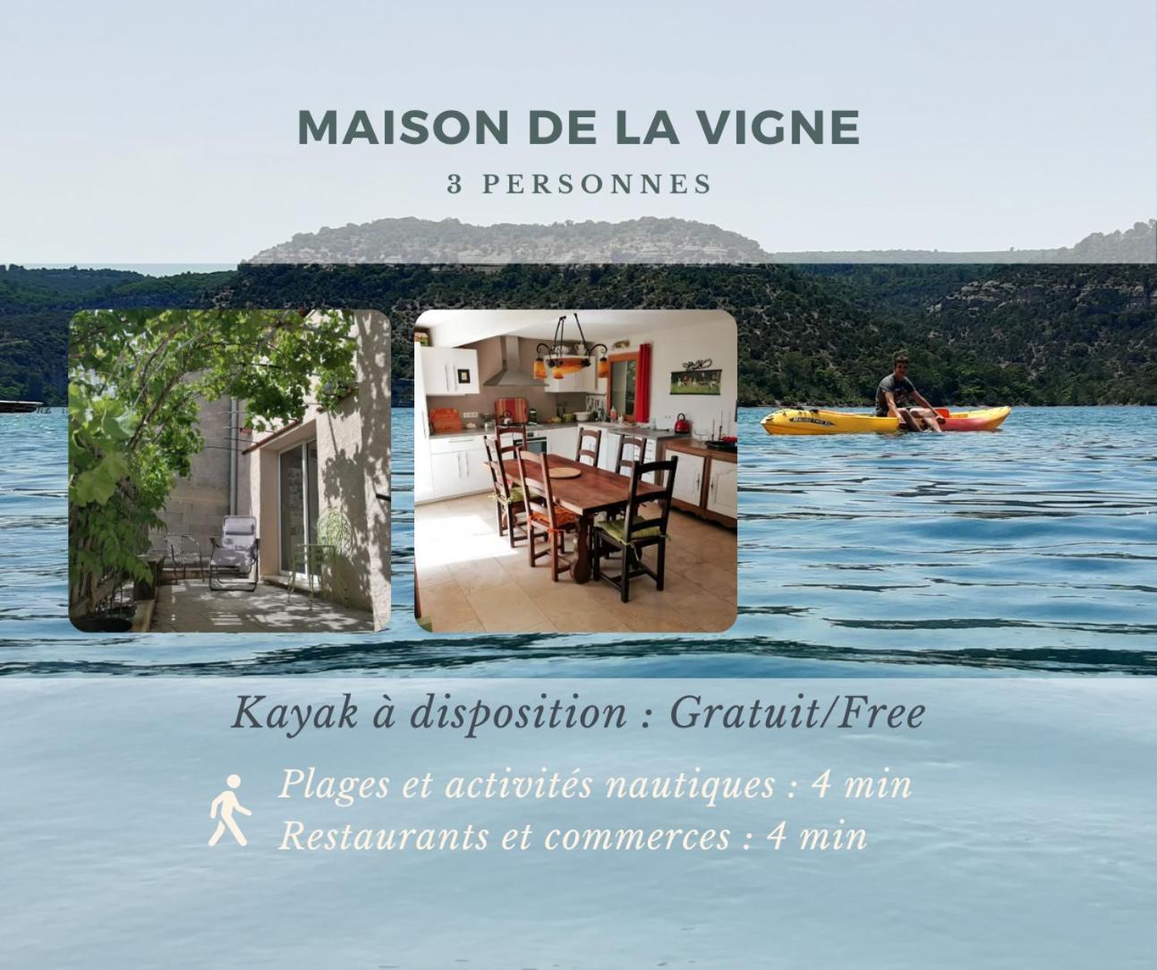 La Maison De La Vigne Bauduen Esterno foto